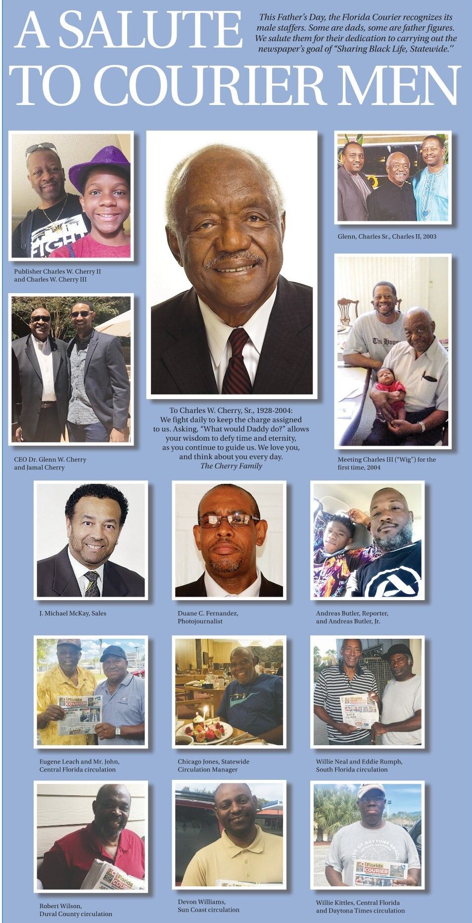 A SALUTE TO COURIER MEN